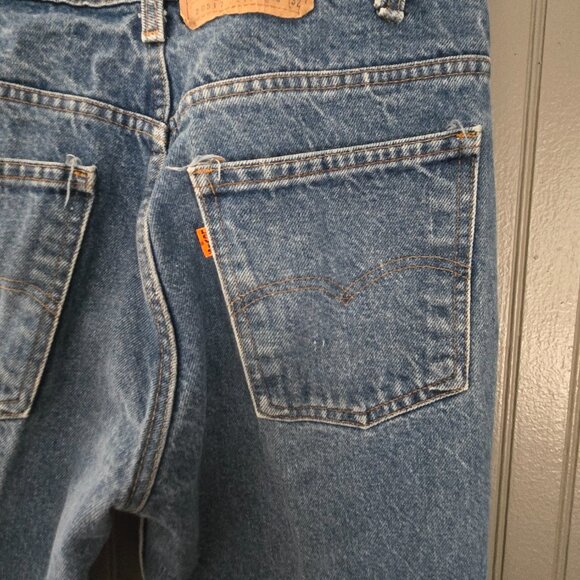 LEVIS Vintage 1981 Orange Tab 517 Jeans Size 33x32 20517-0217 - Picture 12 of 16